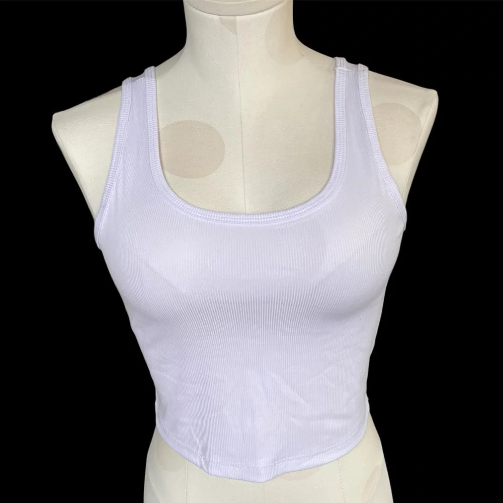 Better Together ribbed cropped tank top Medium